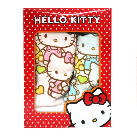 [SANRIO] Kitty and Bear Face Towel Set (2 Set)