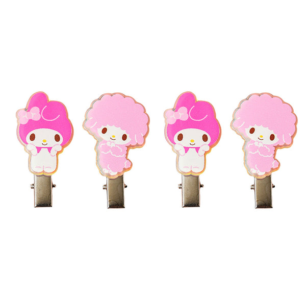 [SANRIO] My Melody 2 Set Hair Clips, Total of 4 Pieces