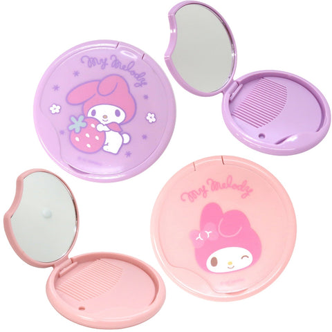 [SANRIO] My Melody Cute Mirror and Comb Set