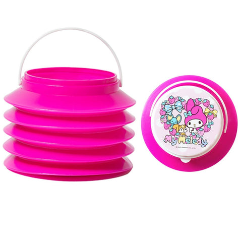 [SANRIO] My Melody Plastic Collapsible Paint Brush Water Barrel (Pink Top Cover)