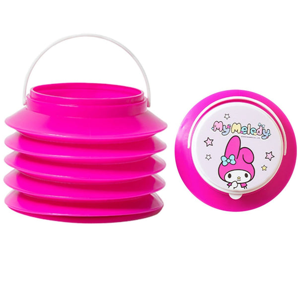 [SANRIO] My Melody Plastic Collapsible Paint Brush Water Barrel (Purple Top Cover)