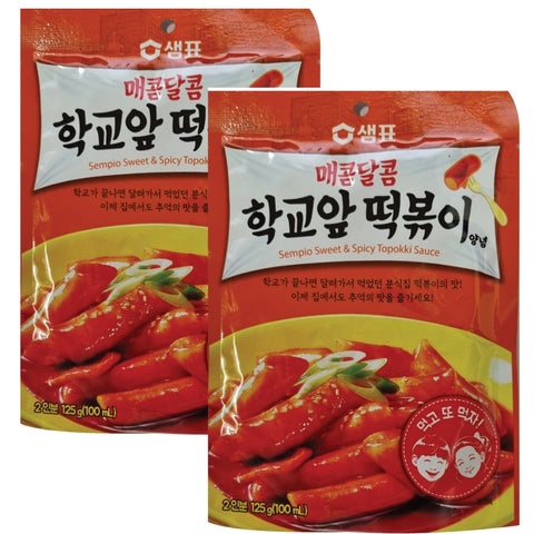 [SEMPIO] Korean Food Topokki Sweet & Spicy Sauce - 125g x 2pack