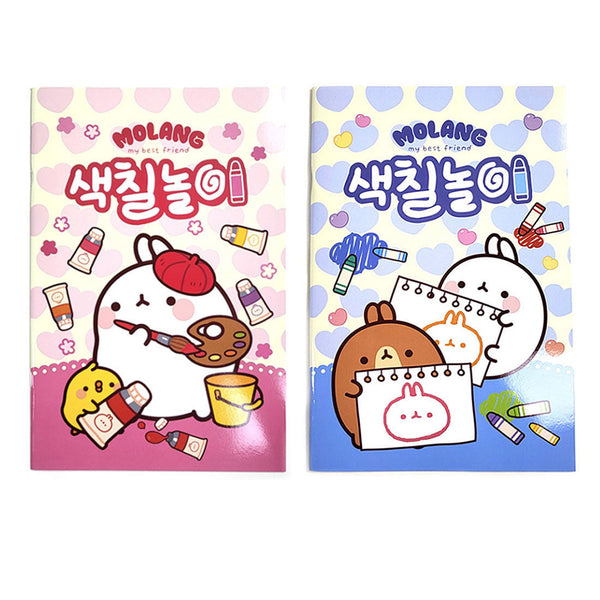 [WOOJIN COMPANY] Molang Seek & Find Coloring Book