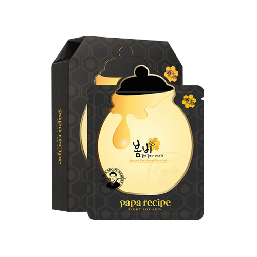 [Papa Recipe] Bombee Honey Mask Pack, Black, 25g, 10 Each