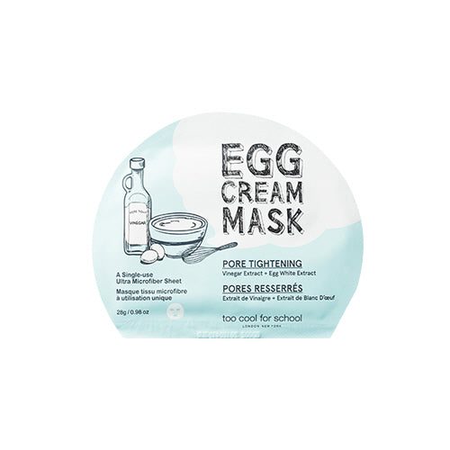 [Too Cool for School] EGG CREAM MASK PORE TIGHTENING